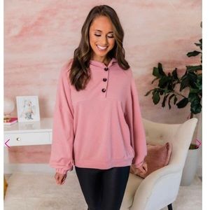 Time To Unwind Mauve Pullover